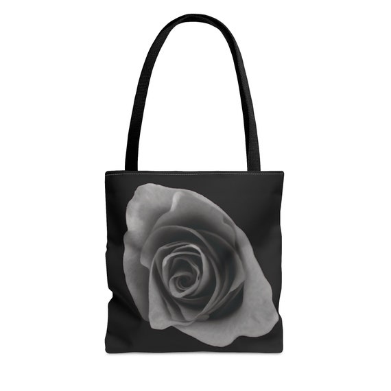 Black Rose Tote Bag