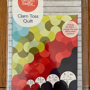 Clam Toss Quilt Pattern by Latifah Saafir Studios (Baby to King Size)