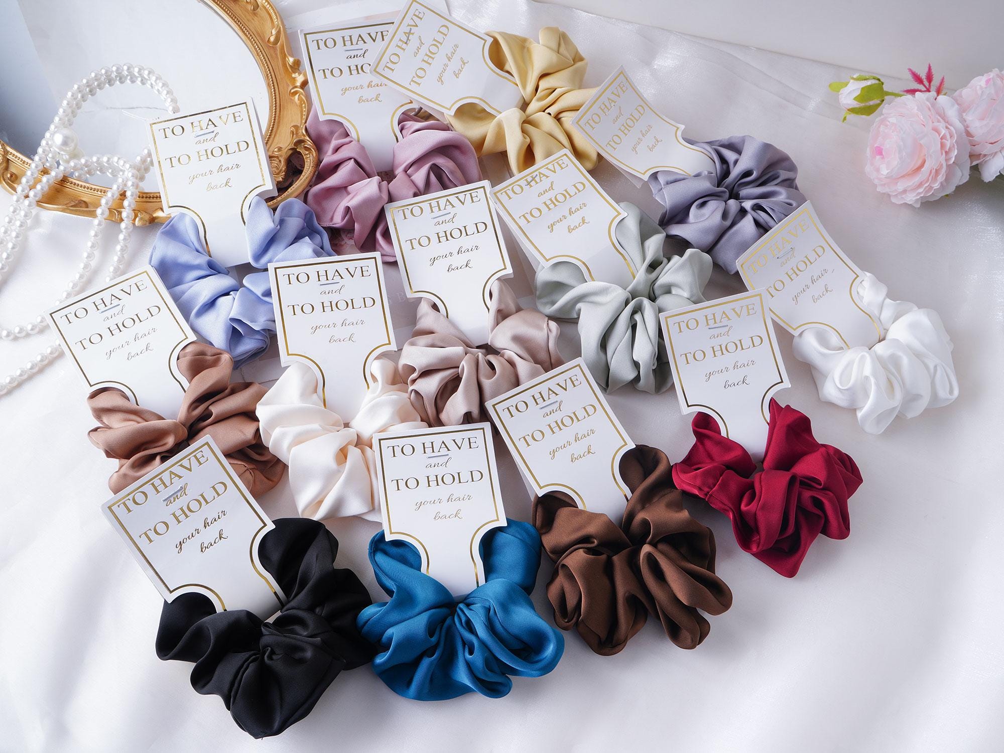 Bridesmaid Hair Ties - Etsy display picture 1