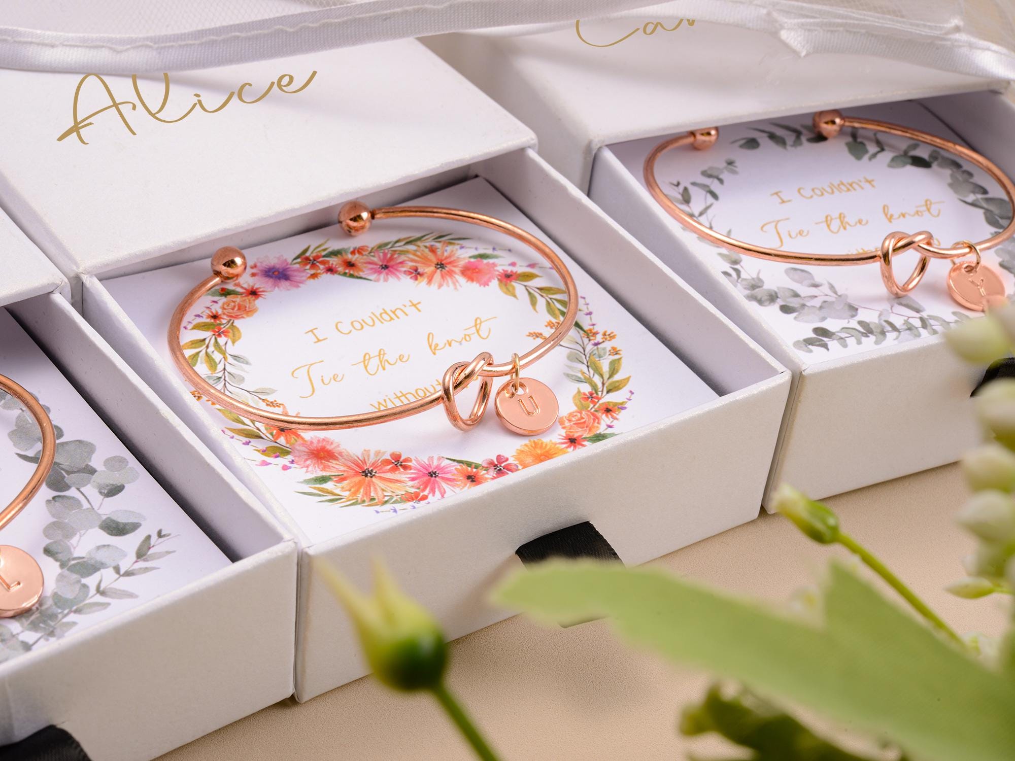 etsy tie the knot bracelet