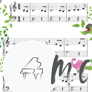 Jurassic Park Theme Song| Piano Sheet Easy Version| Solo Piano