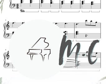 A Thousand Years Easy Piano Sheet Music| Solo Piano| Wedding's Song