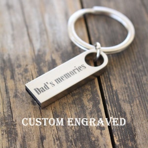 Personalized Engraved USB Stick - Father's Day Gift for Him