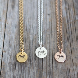 Pinky Promise Necklace Custom Engraved Personalized Jewelry Gift - Best Friend Gift - Unique Gift for BFF More Like A Sister - Birthday Gift