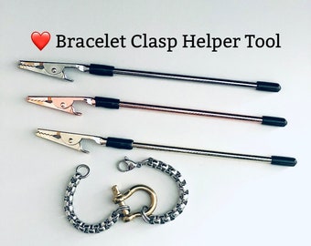 Bracelet Clasp Helper Closing Tool Help Putting on Bracelet - One handed bracelet tool - Bracelet Helper - Everyday Jewelry Wear