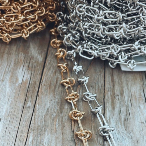 Stainless Steel Chain Bulk Chain Jewelry Making Chain Men Etsy