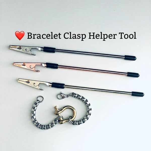 Bracelet Clasp Helper Closing Tool Help Putting on Bracelet - One handed bracelet tool - Bracelet Helper - Everyday Jewelry Wear