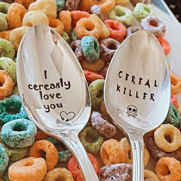 Cereal Killer Spoon Etsy