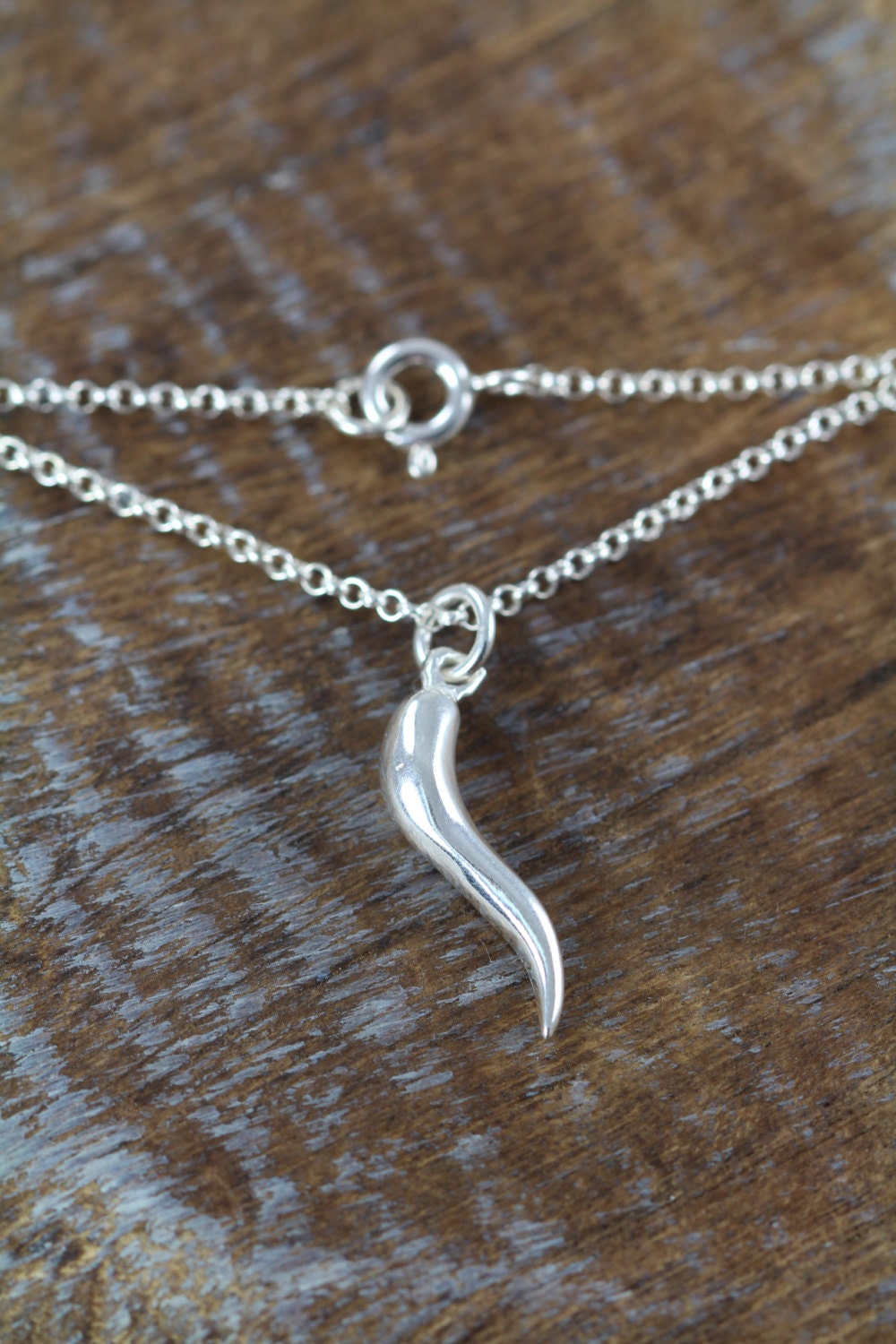 Italian Horn Bracelet 925 Sterling Silver Bridesmaid Etsy