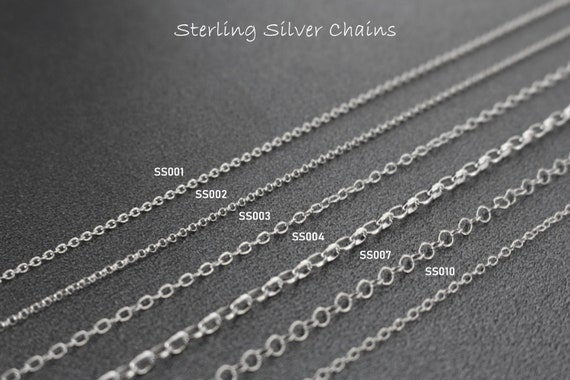 Wholesale Sterling Silver Cable Flat Oval Chain, Wholesale Bulk Necklace  Chains, Jewelry Making Chains Supplies Wholesaler