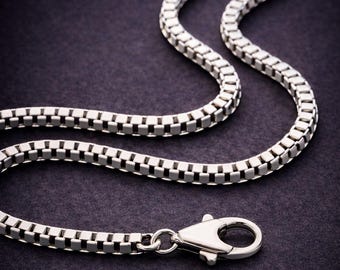 Vintage Tiffany & Co. Sterling Silver 925 Venetian Box Link Chain