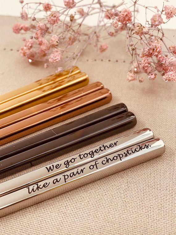Personalised chopsticks on sale