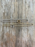 Horseshoe Shackle Stainless Steel Carabiner Necklace - Gold Silver Tarnish Free Waterproof Chunky Choker - Bold Punk Statement Jewelry