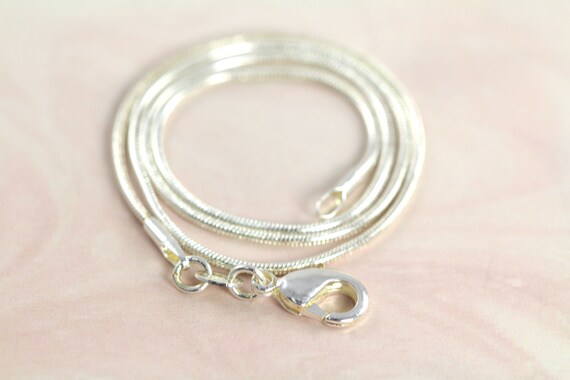 Snake Chain Necklace 925 Sterling 