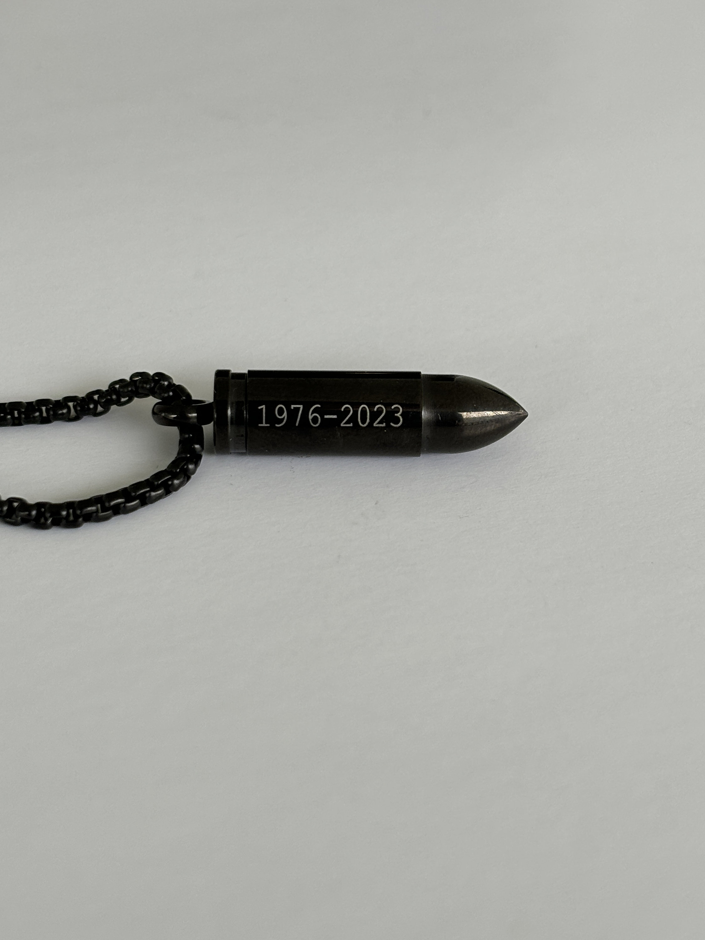 Ingraved Bullets Engraved Bullet Urn Necklace – Stainless Steel Memorial Keepsake - Etsy