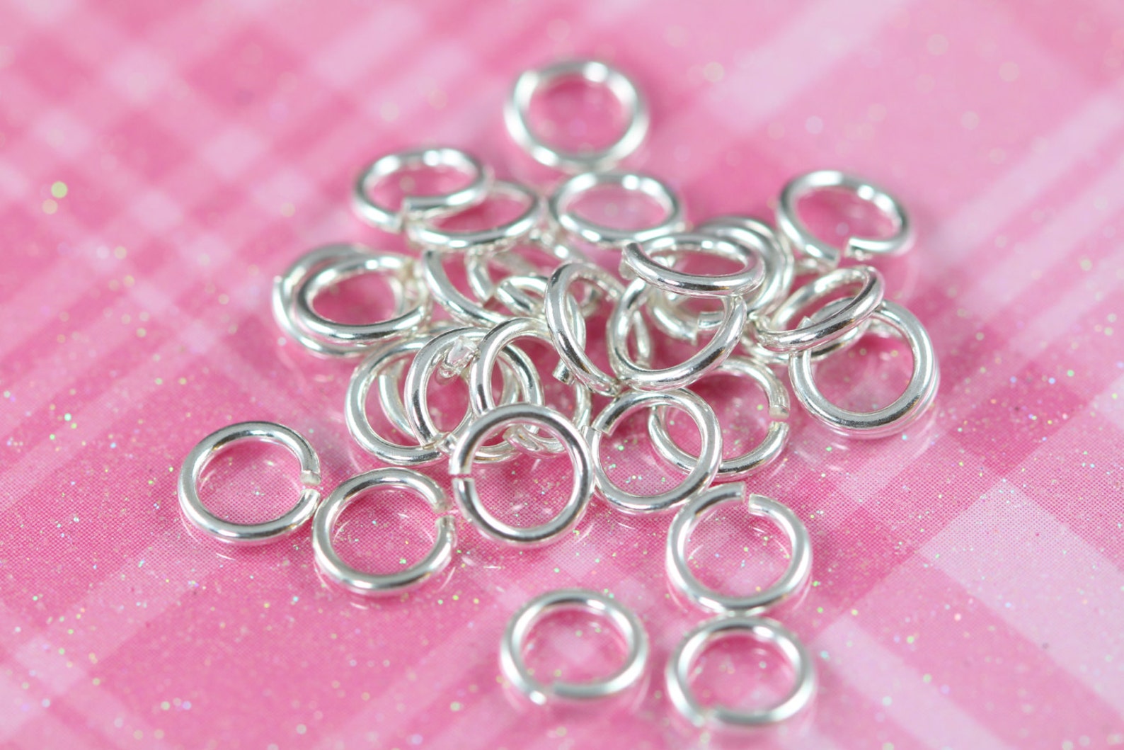 5mm Sterling Silver Open Jump Rings - 20 Gauge, 25 Pcs - Etsy