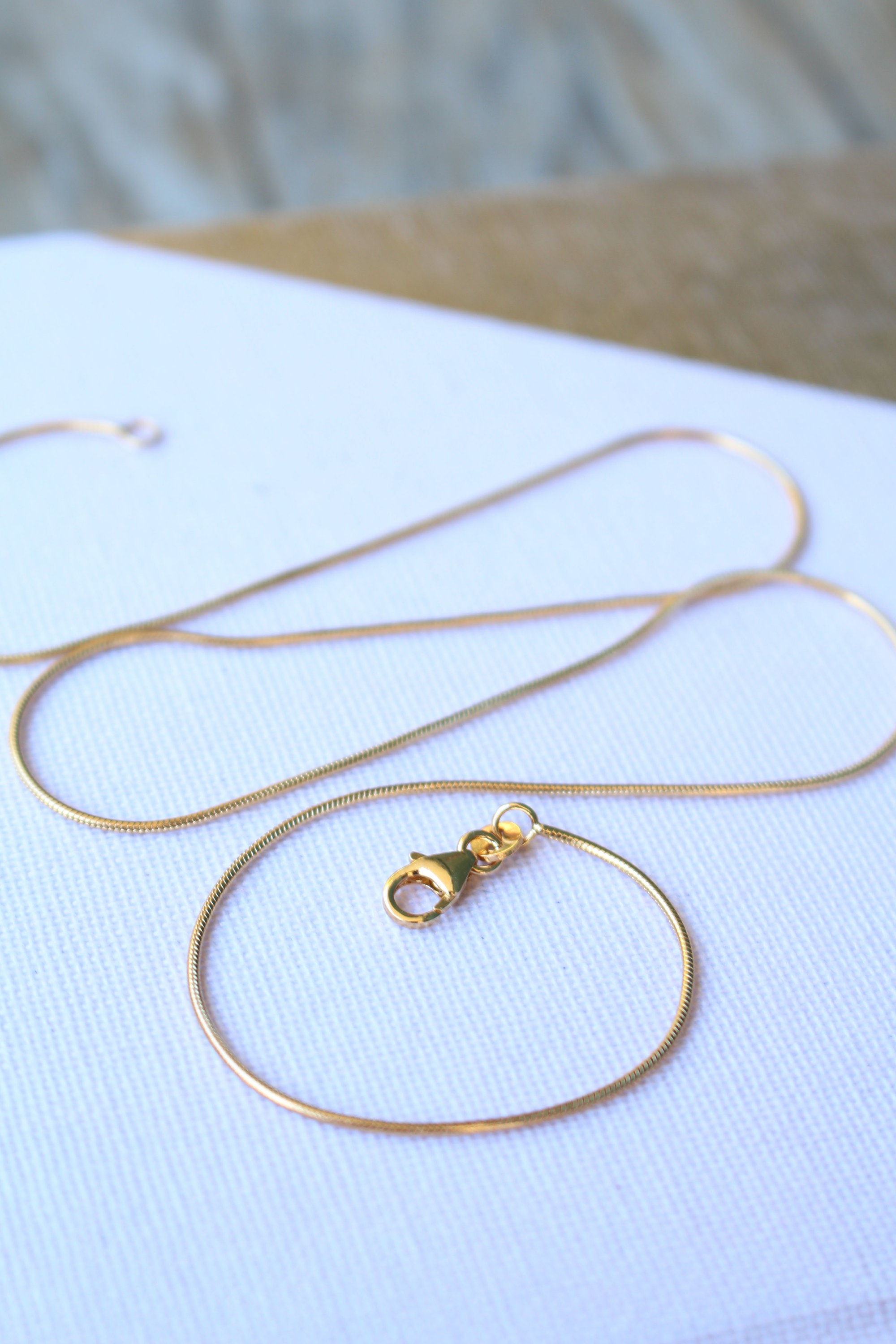 Collane Collana Snake Piatta In Oro 18 Carati Lunghezza: 45 5 Cm Filo O Misura: 30 Finitura: Lucida 5,3g - Foto 2