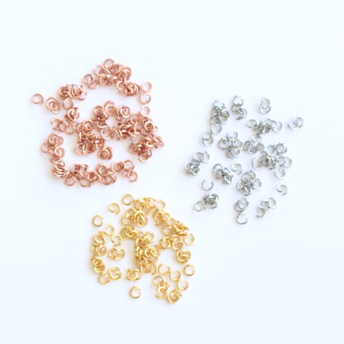 Jump Rings for Permanent Jewelry Making 100 Units Sterling Etsy