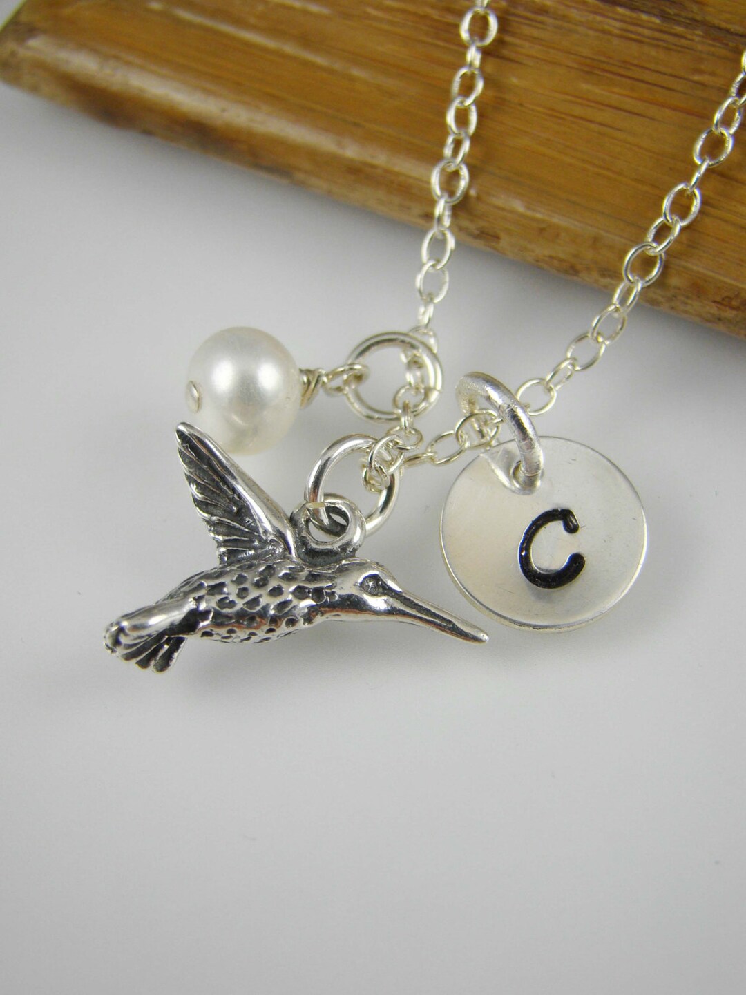 YAFEINI Kolibri Kette 925 Silber - Mit Abalone-Muschel Anhänger Als Geschenk Für Frauen