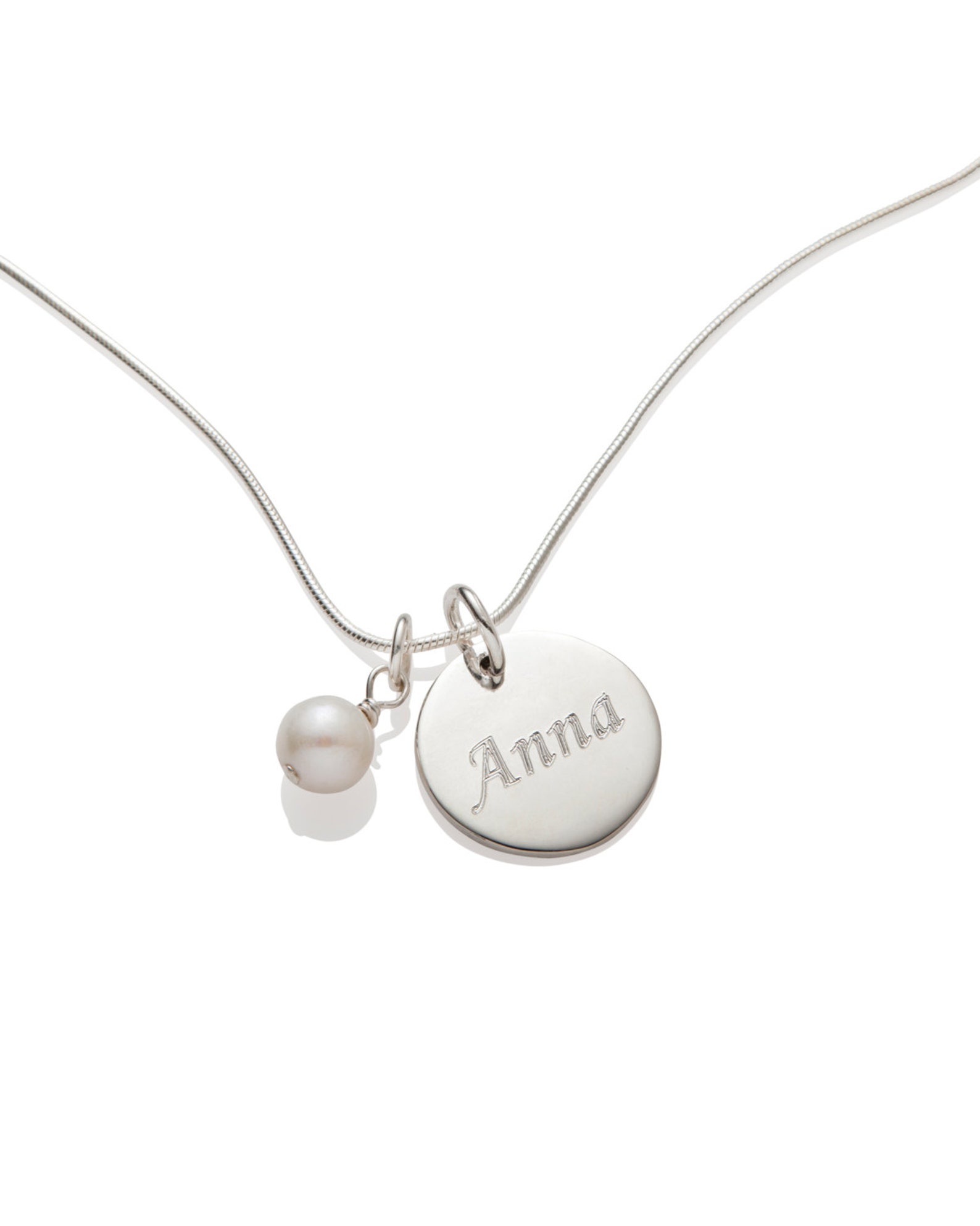 Flower Girl Necklaces with Name Custom Engraved Personalized Etsy