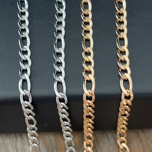 Paperclip Chain No Fade Nontarnish Gold Silver Wholesale Etsy