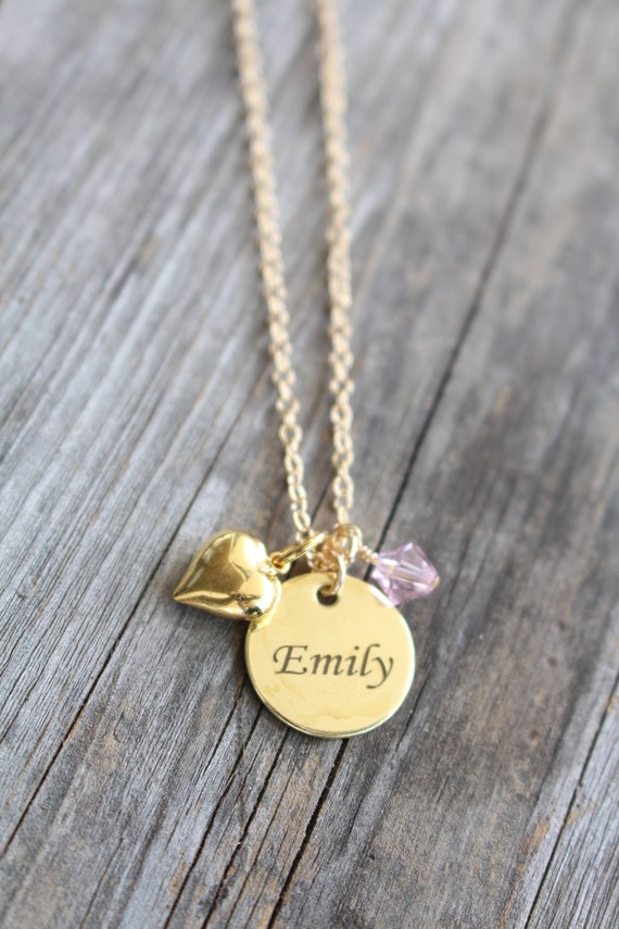 Custom girl necklaces shop