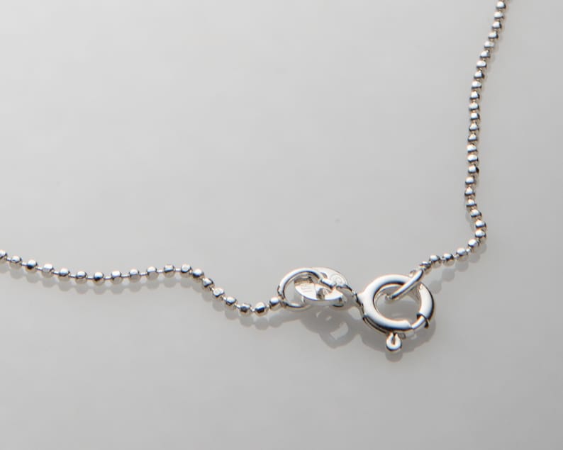 Sterling Silver Ball Chain Necklace 1mm and 1.5mm Thickness - Etsy