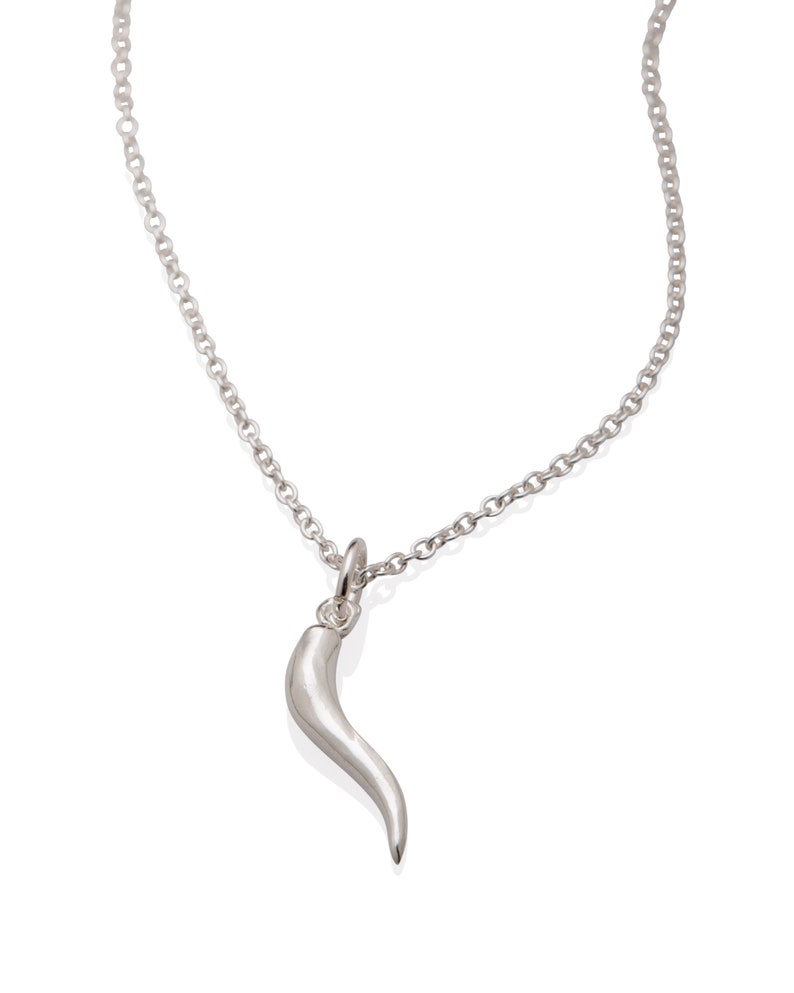 Italian Horn Necklace Bridesmaid Jewelry 925 Sterling Etsy