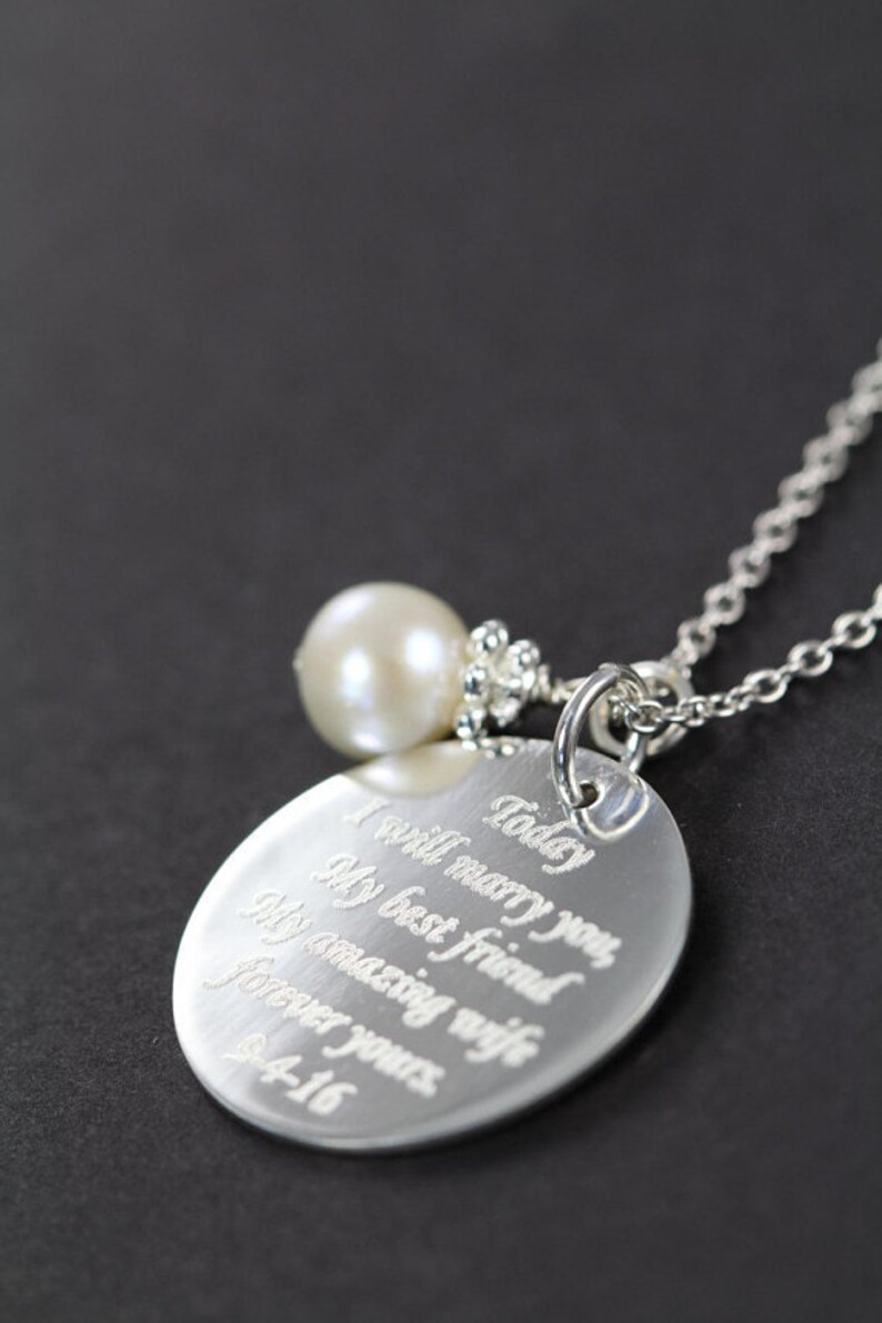 Wedding Gift for the Bride from Groom Personalized Engraved Etsy