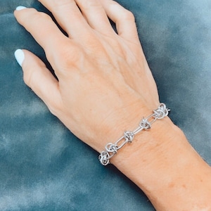Stainless Steel Barbed Wire Bracelet - Unisex Punk Statement Jewelry - Tarnish-Free Gold or Silver