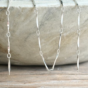 925 Sterling Silber Schüttschiene und gepunktete Gliederkette - Permanent Schmuck - Unfertige Kette für DIY Schmuck durch den Fuß Großhandel