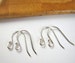 Earring Hooks 925 Sterling Silver, 20 gauge Ball End Earwires, 10 Pairs (20 Units) 