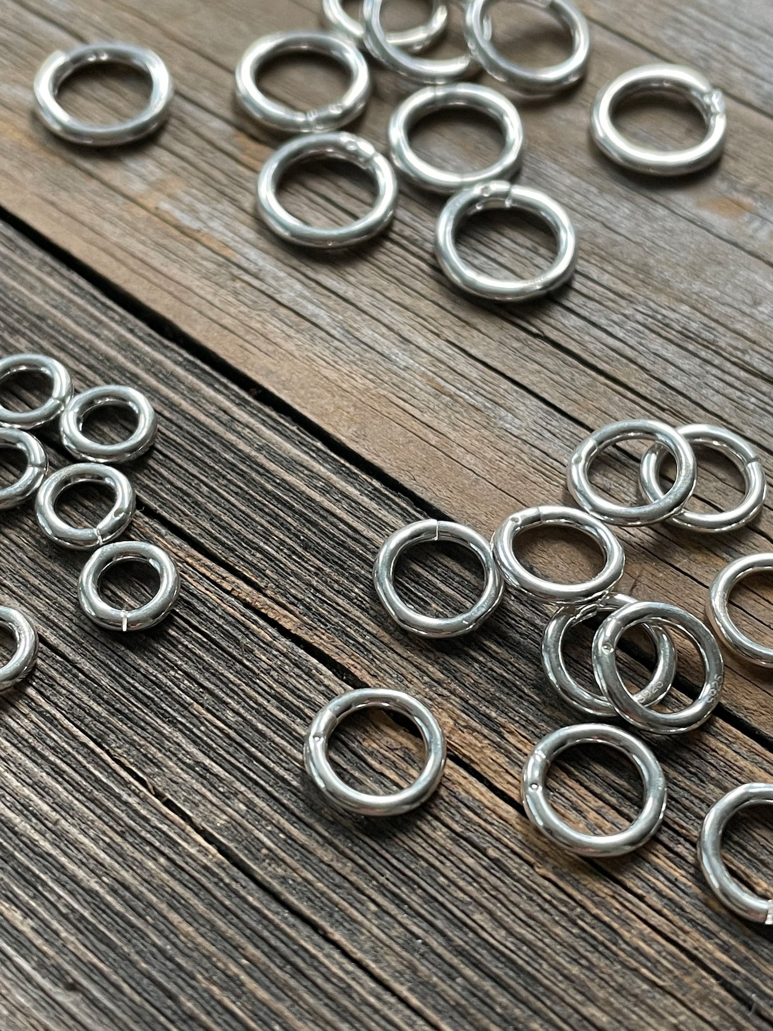 5 Silver Locking Jump Rings No Solder Lock Jump Rings 5mm Etsy