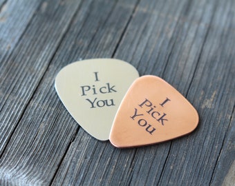 Personalized Engraved Guitar Pick - Father's Day Gift for Him - Anniversary Gift - Wedding Gift