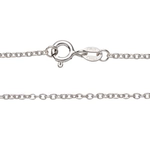May include: A silver chain necklace with a lobster clasp and a tag that reads "ITALY 925".