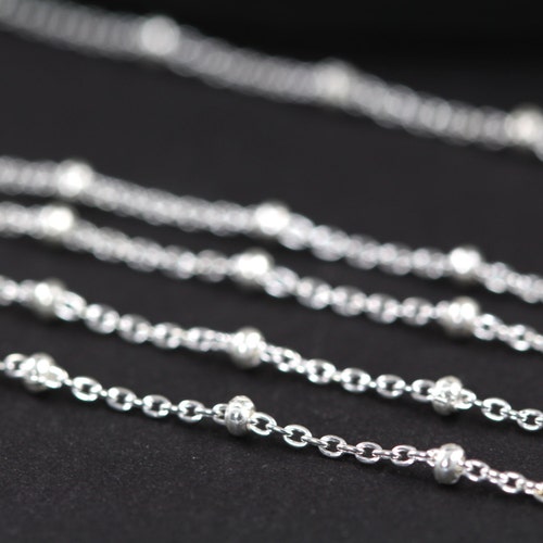 925 Sterling Silver Satellite Chain by 