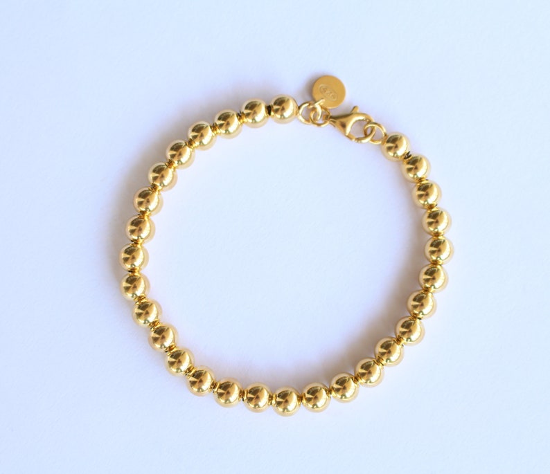 Ball Bracelet Bead Bracelet 925 Sterling Silver Balls Etsy