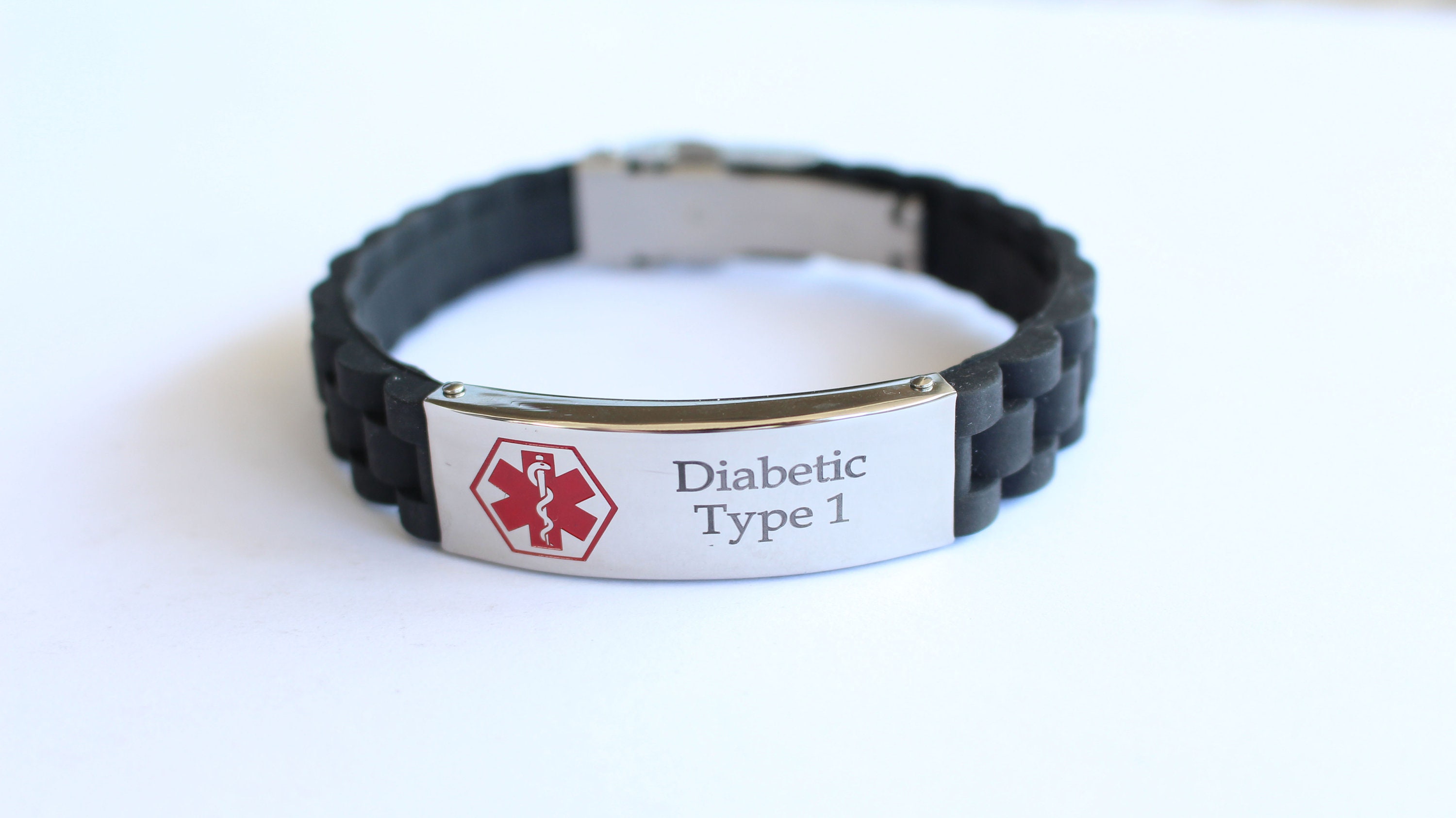 Medical Alert ID Bracelets Mens ID Bracelet Stylish | Etsy