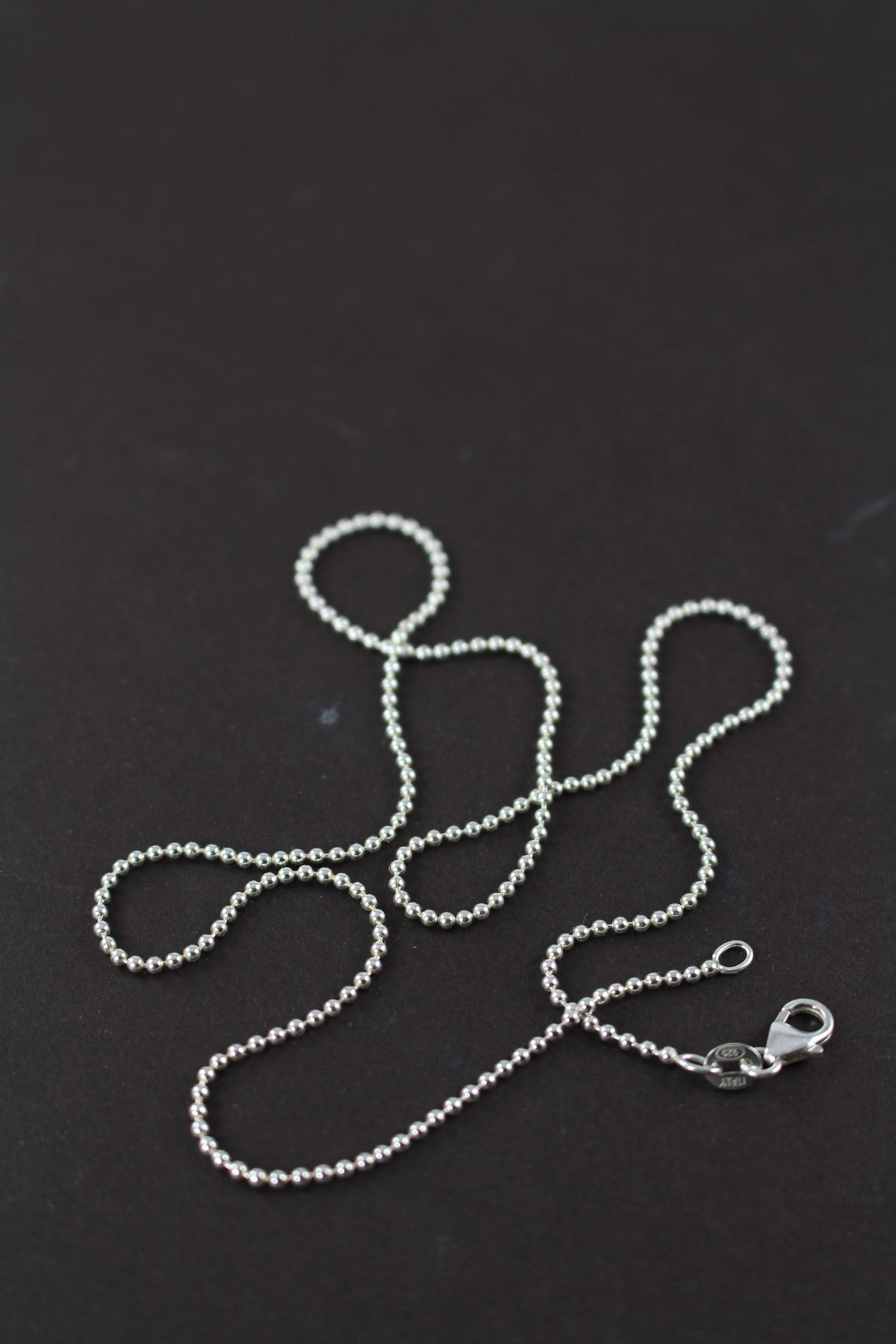 5 Sterling Silver Ball Chain Necklaces 1.5mm Bulk 50 Off Etsy