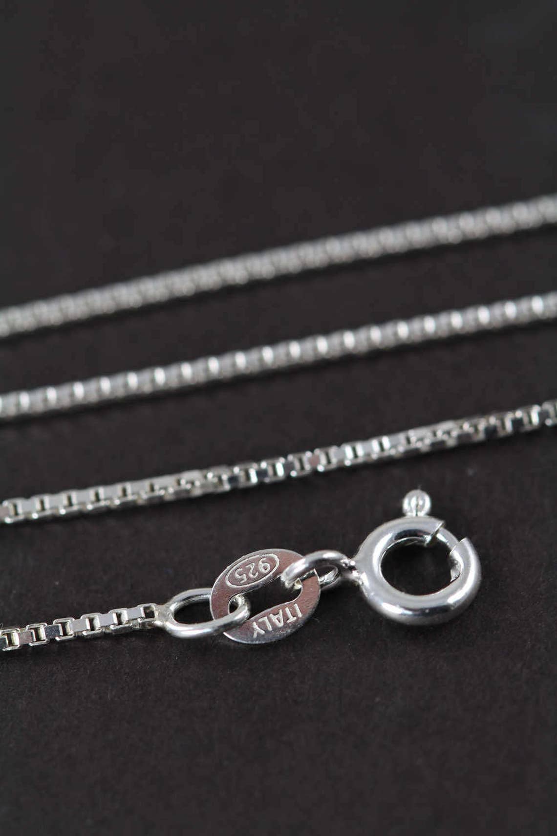 Bulk Chains Box Chain Necklaces 925 Sterling Silver 14 16 18 Etsy