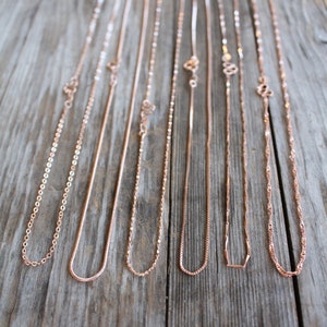 Rose Gold Necklaces