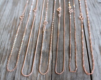 Rose Gold Necklaces