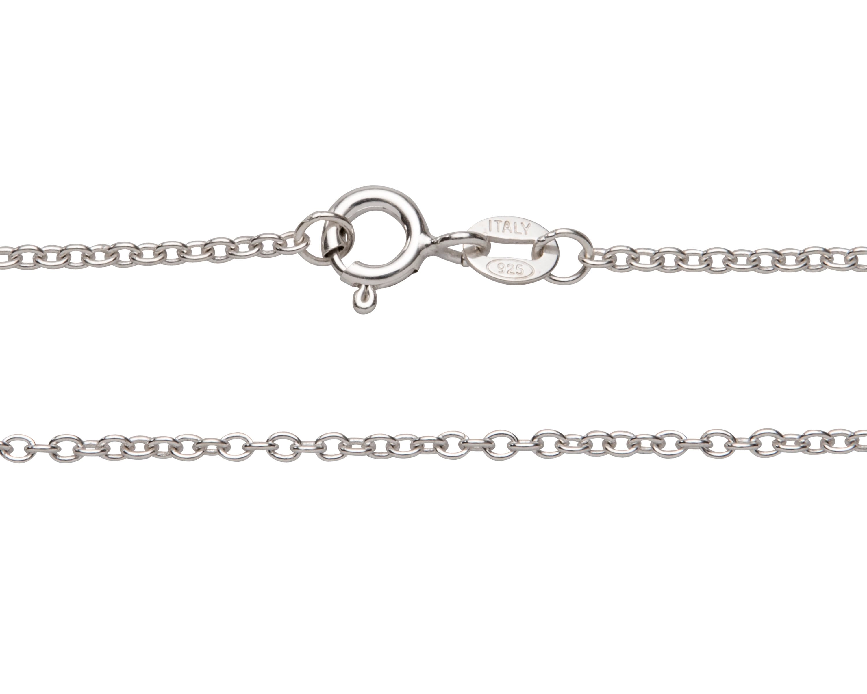 5 Silver Chain Link Necklaces 16 Inches 925 Sterling Silver Bulk Finished  Cable Necklaces Wholesale Chains 