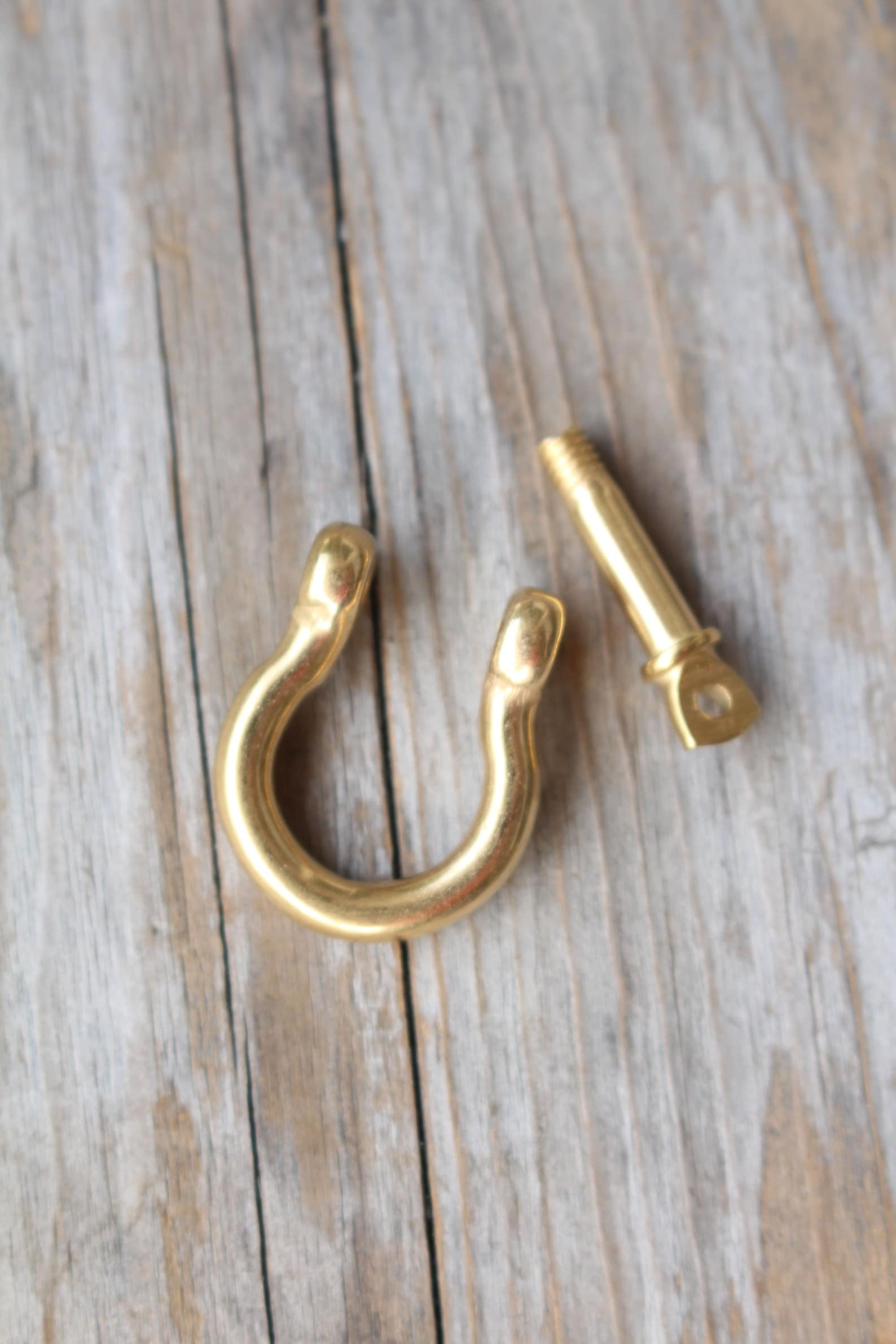 3 Horseshoe Clasps Gold U Carabiner Buckle Clasp Etsy