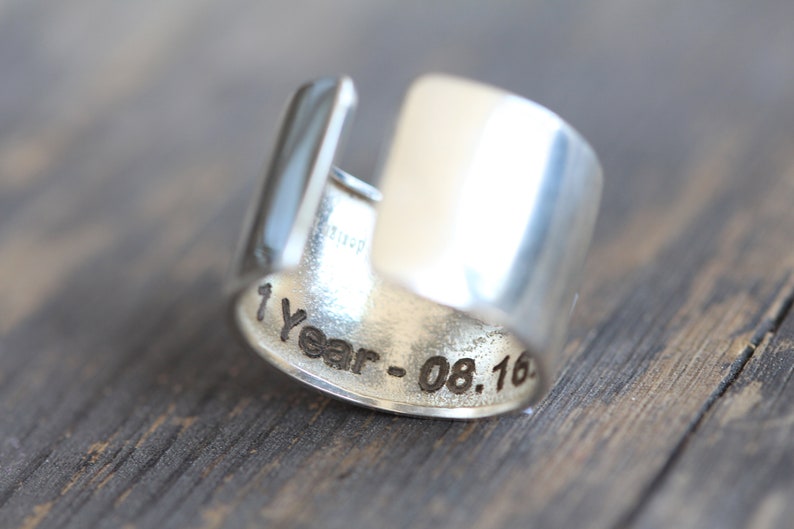 Alcoholics Anonymous Unisex Ring Addiction Recovery Jewelry Etsy UK