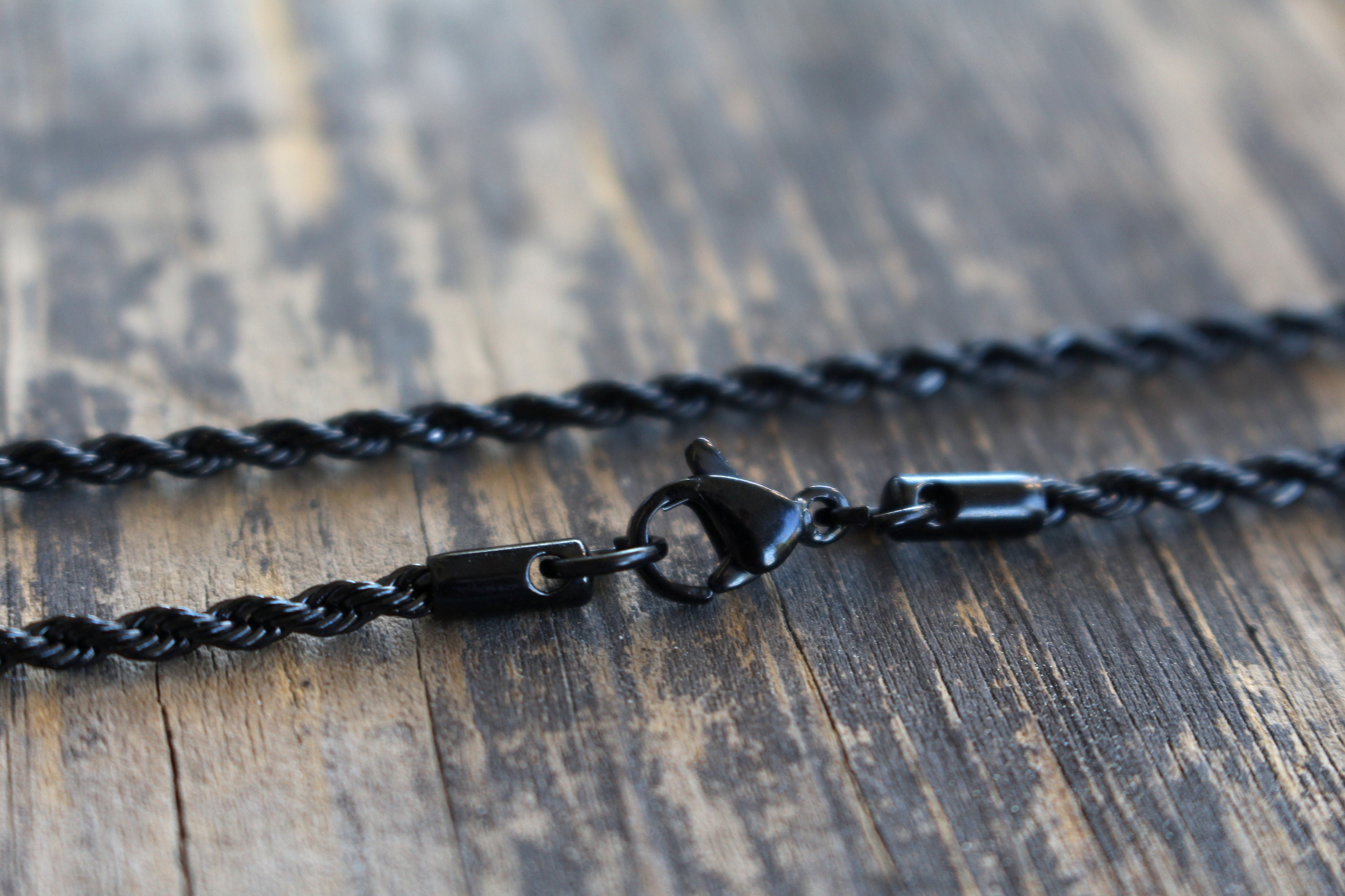 3mm24 Rope Chain w/Scorpion Pendant 2845mm Ben and Jonah Stainless Steel Necklace 3mm24 Rope Chain w/Scorpion Pendant 2845mm Ben and Jonah Stainless Steel Necklace