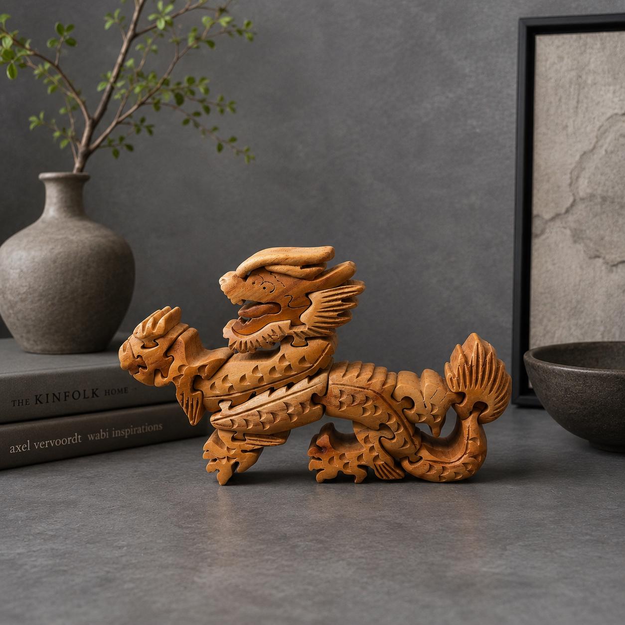 Wooden dragon - Etsy 日本