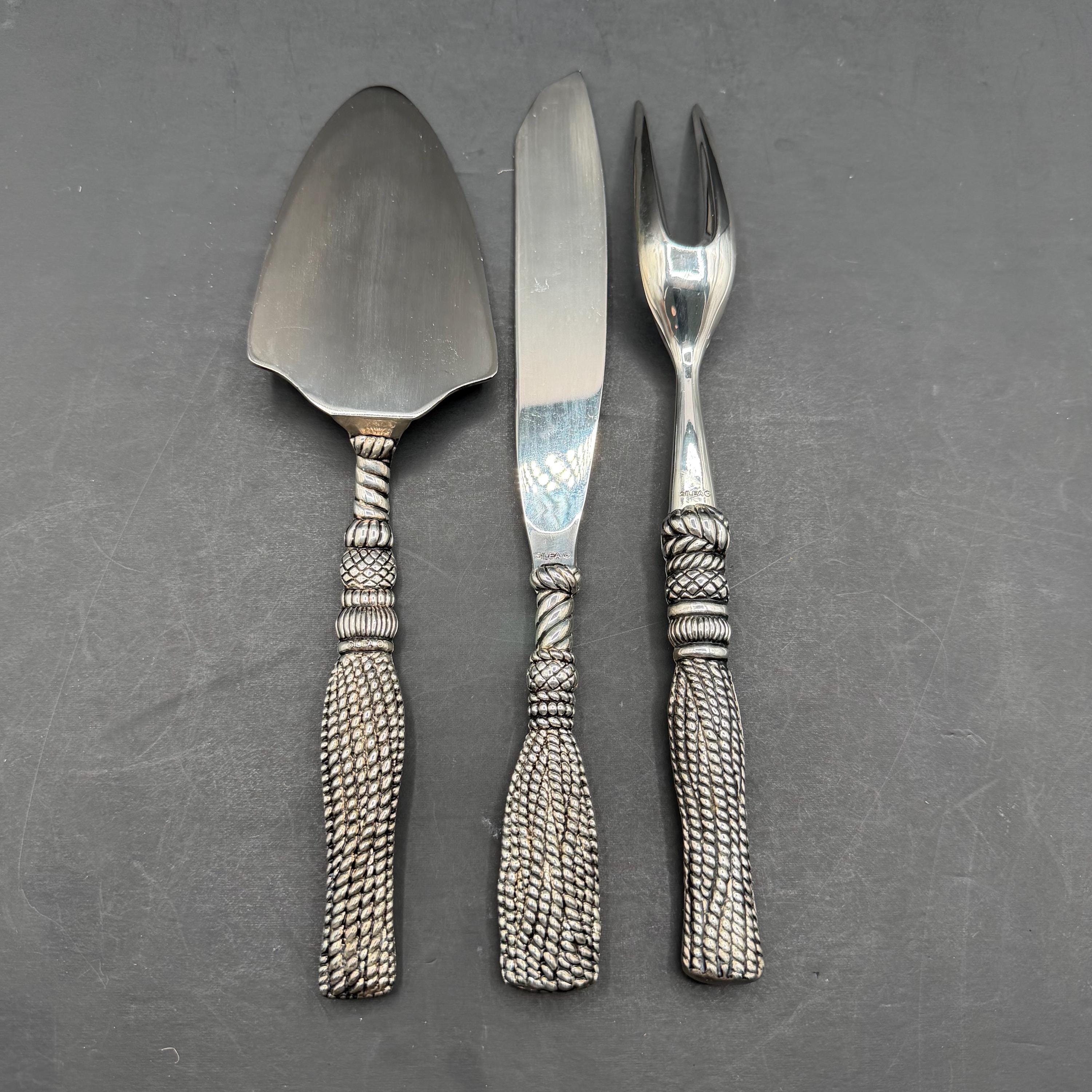 Silea Silver Spoons - Etsy