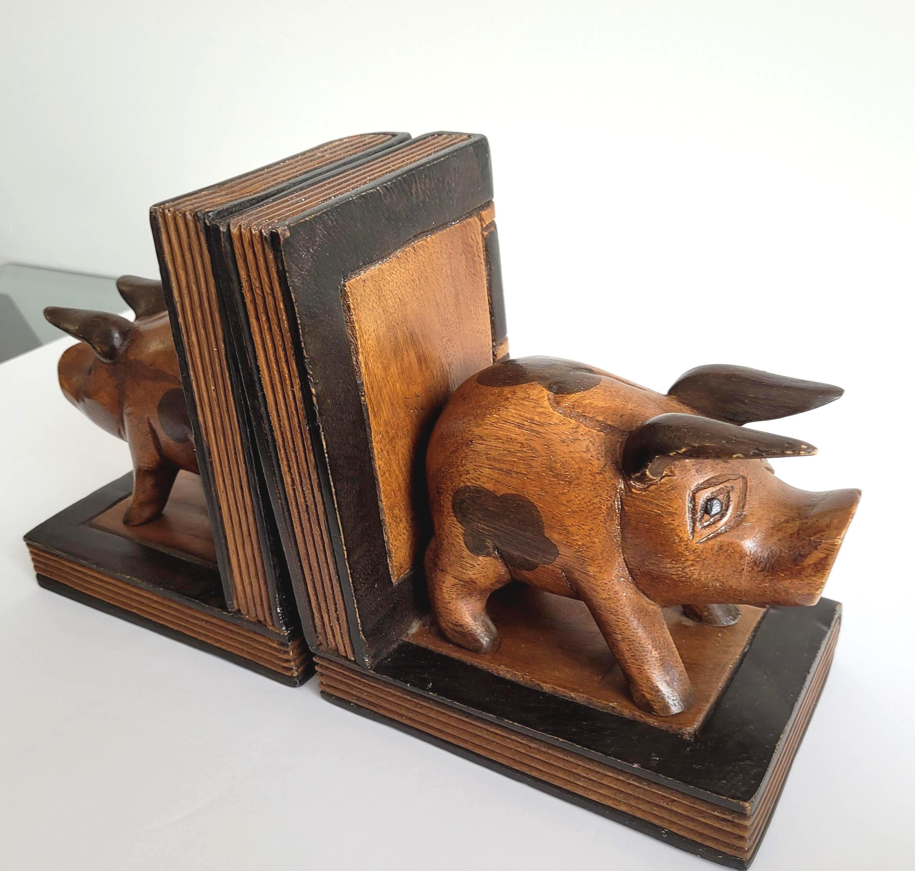 Bookends Pigs - Etsy