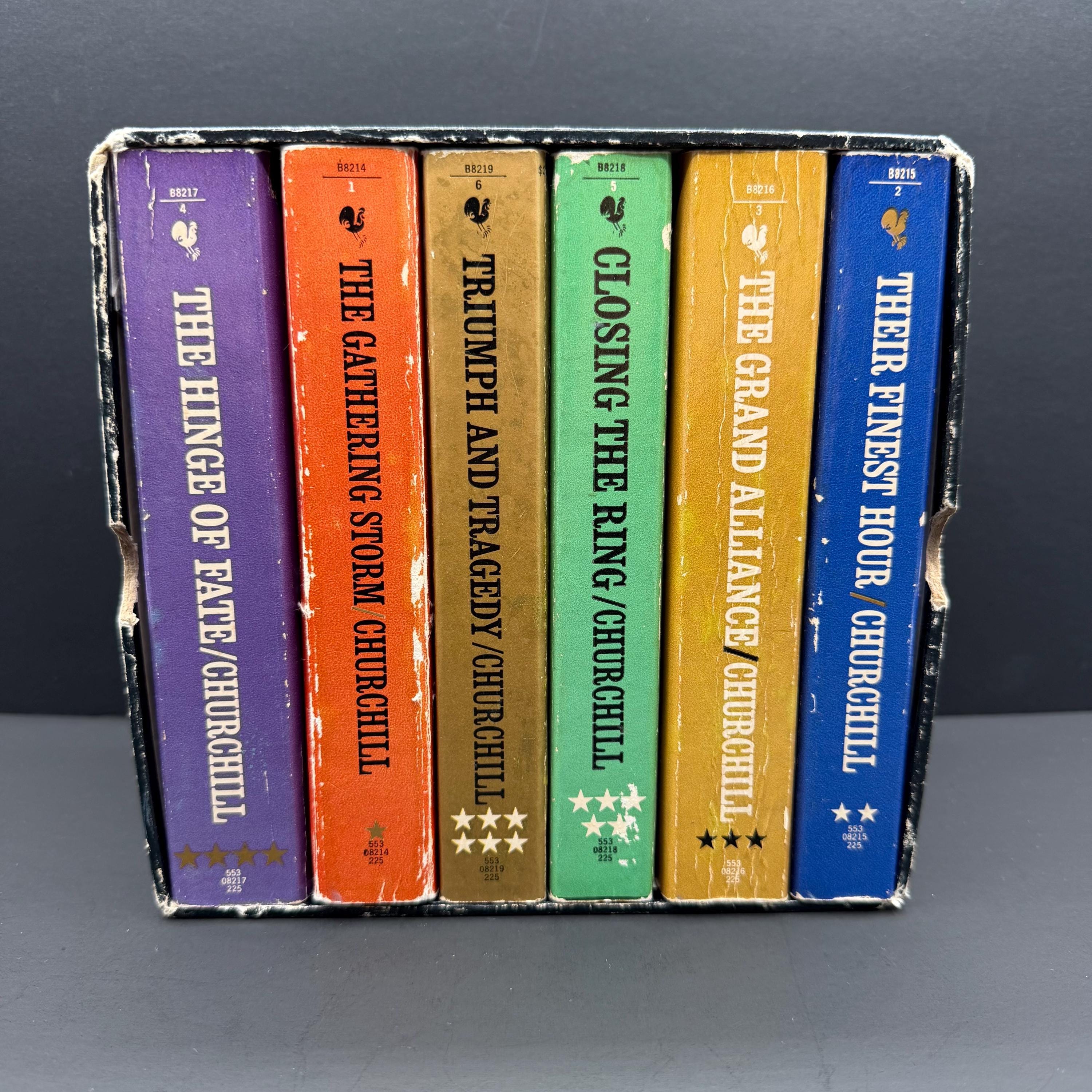 Winston Churchill Book Set - Etsy